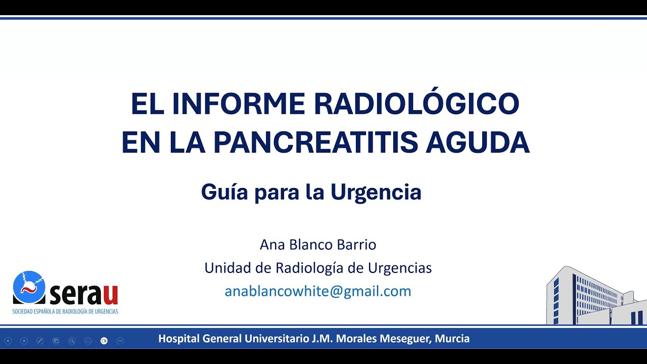 557 557- El informe radiológico en la Pancreatitis aguda: guía para la urgencia